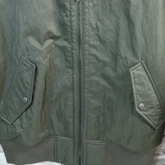 Banana Republic Men's Bomber Jacket Size Large Olive Green BNWT - Picture 5 of 16